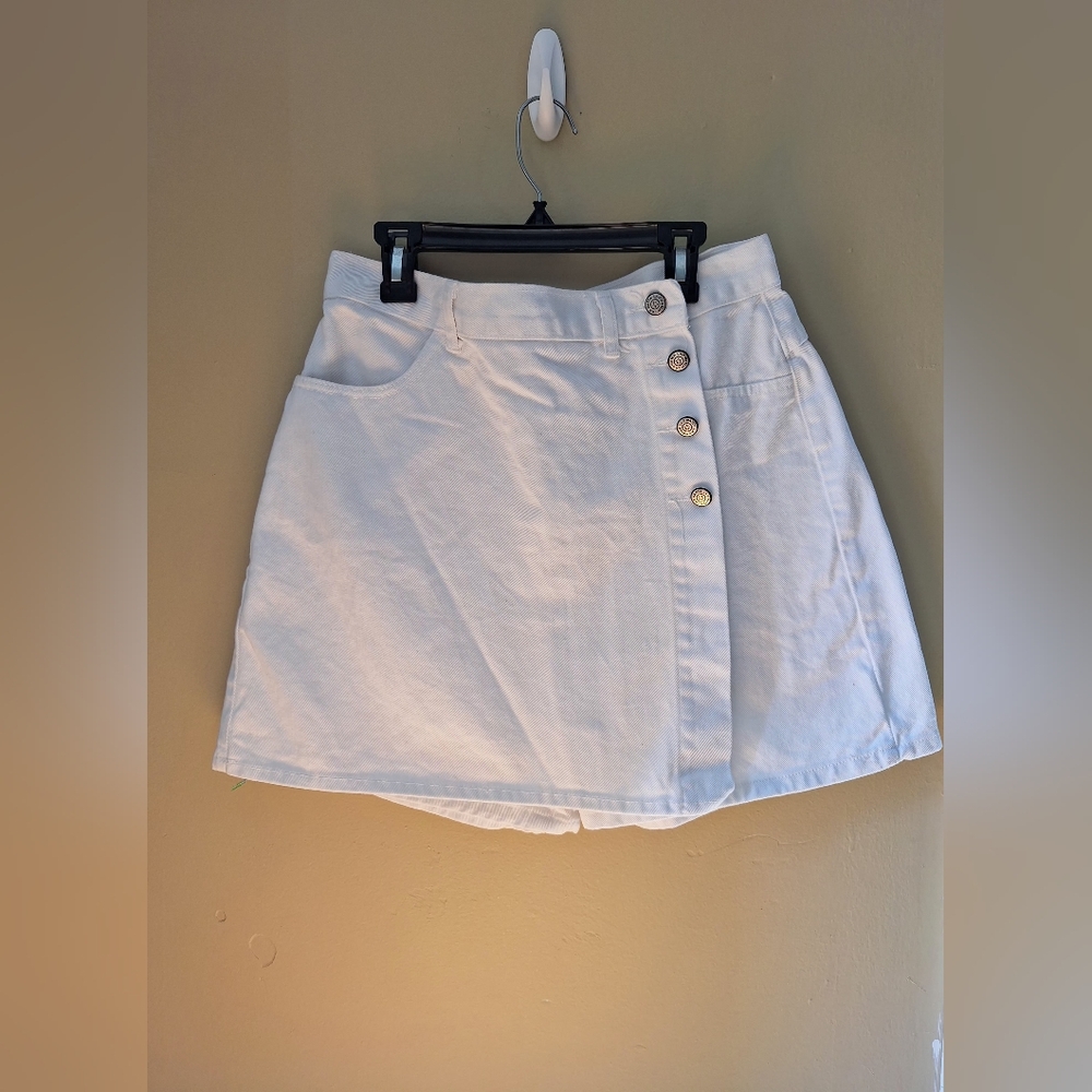 Vtg Wacha L.A. white skirt-pants Sz.11/12 - Picture 3 of 8